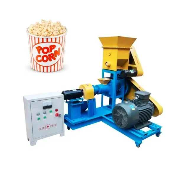 Kleine Snack Voedsel Extruder Puffing Machine Rijst Maïs Puff Maken Machines Automatisch