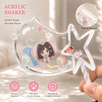 CNAWO Présentoir en acrylique personnalisé avec inserts mobiles, conception de personnage personnalisée pour souvenirs, récompenses, Journée de la Terre, Halloween