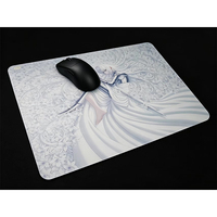 Tapis de Souris en Verre Photovoltaïque Trempé Transparent Style Chinois Chic pour Gaming et Bureau – Prise en Charge de la Production de Motifs Personnalisés