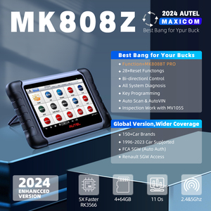 เครื่องมือวินิจฉัยรถยนต์ Autel Maxicom Mk808Z Mk808 Mx808 เครื่องสแกนรถยนต์ เหมือนกับ Maxicom Mk808S เครื่องมือวินิจฉัย <span class=keywords><strong>OBD2</strong></span> - Product Image 3