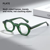 RD29002 Montures de lunettes en plastique de haute qualité, légères et durables, à monture épaisse, inspirées des influenceurs de mode européens