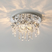 Lustre d'hôtel de luxe contemporain, luminaire de plafond moderne en cristal LED pour chambre à coucher, salon, salle à manger, couloir, villa, restaurant