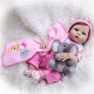 NPK bebe Puppe wieder geboren realista menina Silikon Ganzkörper lebensechte Babys Puppen Spielzeug für Kinder Weihnachten Geschenk Bonecas für Kinder