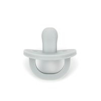 HYX Sucette entièrement en silicone sans BPA conception une pièce mignon dessin animé personnalisé caoutchouc naturel pour bébé de 0 à 12 mois emballé sac d'opp