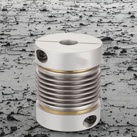 Accouplement à vis à billes à serrage en aluminium, structure métallique flexible, types d'accouplement d'entraînement personnalisables OEM