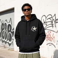 Sudadera con Capucha de Algodón Grueso para Hombre, Silueta Holgada, Corte Relajado, Tejido Grueso, Ropa con Capucha, Suministro OEM
