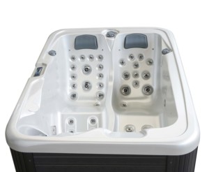 Bain à remous 2 personnes extérieur USA Balboa Spa Baignoires à remous extérieur Détente Mini Baignoire Massage Jets Ski Bar <span class=keywords><strong>Piscine</strong></span> <span class=keywords><strong>hors</strong></span> <span class=keywords><strong>sol</strong></span> W-2208 - Product Image 2