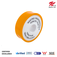 Zhongxin Ruban d'étanchéité pour filetage en PTFE haute densité 19 mm avec logo personnalisé -190°C à +370°C Ruban d'étanchéité en PTFE de qualité supérieure