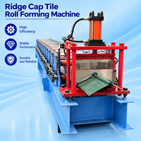Machine de formage de tuiles de type « Ridge Cap » de bonne qualité, très vendue en Afrique