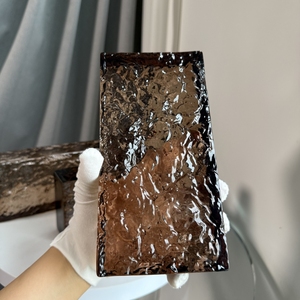 Mattoni in Vetro Cristallo ADL Marrone con Motivo Stampato UV, Blocchi di Vetro <span class=keywords><strong>Dipinti</strong></span> a Caldo per Pareti, Artigianato in Cristallo per Casa e Altri Usi - Product Image 1