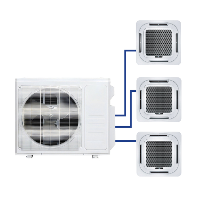 Bestcold R454B 4 Zone Mini Split Air Conditioner Inverter Heating and Cooling System Smart Air Conditioner