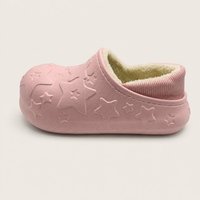Chaussons d'intérieur en peluche pour femmes, semelle en mousse EVA, pantoufles moelleuses et fourrées, chaussures d'intérieur chaudes et confortables pour couple
