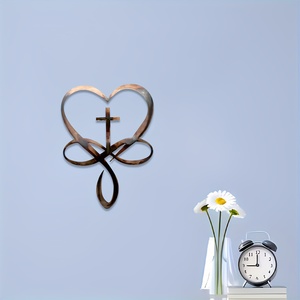 ขอ<span class=keywords><strong>ง</strong></span>ตกแต่งผนังรูปหัวใจกา<span class=keywords><strong>ง</strong></span>เขนโลหะ - <span class=keywords><strong>ง</strong></span>านศิลปะเหล็กคริสเตียนสำหรับตกแต่<span class=keywords><strong>ง</strong></span>บ้าน โบสถ์ ขอ<span class=keywords><strong>ง</strong></span>ขวัญทา<span class=keywords><strong>ง</strong></span>ศาสนา - Product Image 2