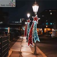 Personalizable grande al aire libre impermeable LED 2D motivo luces festivas decoración calle postes parques Navidad Año Nuevo Halloween