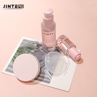 Flacons pompe transparents en PET rose clair de luxe 100ml 150ml 200ml pour emballage cosmétique et soins de la peau, flacons pompe transparents en plastique pour huile corporelle