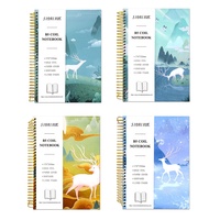 Échantillon gratuit carnet de notes à couverture rigide au format B5 conception personnalisée impression vente en gros planificateurs de journaux avec reliure à spirale