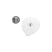 Épinglette en émail en forme de cœur scintillant, mignonne, jouets Pollys Pockets, poupées, broche, badge de revers, bijoux, cadeau pour filles, vente en gros