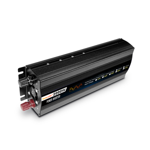 Inversor <span class=keywords><strong>de</strong></span> Corriente para <span class=keywords><strong>Auto</strong></span> <span class=keywords><strong>de</strong></span> Onda Sinusoidal Pura, 2000W, 12V/24V a 220V, Inversor <span class=keywords><strong>de</strong></span> Energía Solar <span class=keywords><strong>de</strong></span> 2000 Vatios - Product Image 2