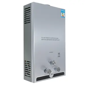 Практичный 16L LPG газовый нагреватель горячей воды ЖК-дисплей душевая головка мгновенный котел газовый водонагреватель