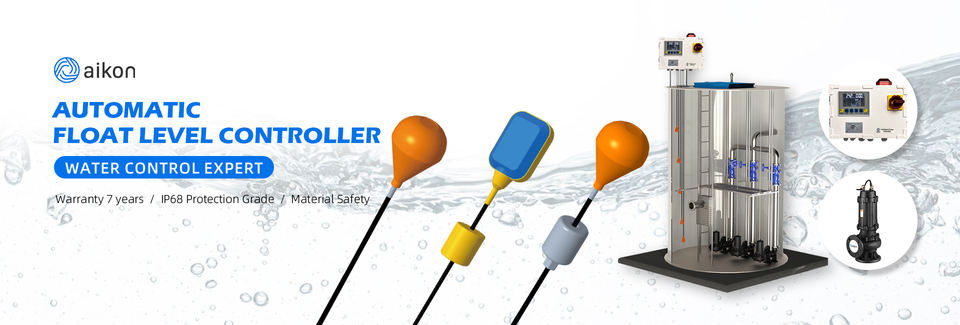 Aikon RS485 Water Level Control Switch - 10m Ball Float Sensor