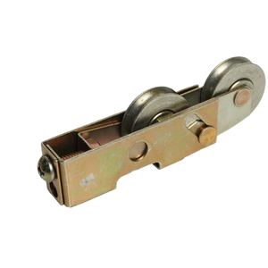 KEYI donanım W-05 toptan satış demir sürgülü cam makaralı tekerlek rulman u-şekilli oluk plastik tekerlek - Product Image 1