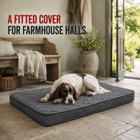 Matelas orthopédique pour chien avec housse amovible lavable pour literie d'intérieur pour animaux de compagnie OEM