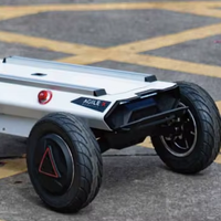 Châssis de robot mobile à suspension indépendante à quatre roues, direction Ackermann, charge utile de 80 kg, vitesse de 9,7 km/h, véhicule terrestre autonome (UGV), robot