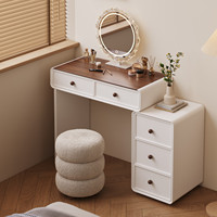 Meubles de chambre à coucher modernes et luxueux, fournis directement par l'usine, table de toilette multifonctionnelle avec miroir éclairé et armoire à tiroirs