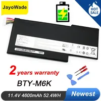Batterie d'ordinateur portable BTY-M6K pour MSI MS-17B4 MS-16K3 GF63 Thin 8RD 8RD-031TH 8RC GF75 3RD 8RC 9SC GF65 Thin 9SE SX BTY M6K