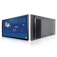 PC industriel à écran tactile capacitif IP65 Intel 4g + 128g Machine industrielle tout-en-un murale de 13.3 pouces