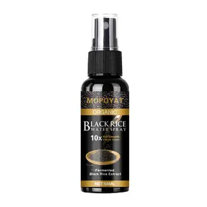Wholesale hair care and anti-hair loss Black Rice Water Scalp care Liquid Nourishing Scalp Anti-Loss Hair Growth Spray