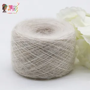 Customized Yarn Color Cowherd Plush Yarn 1/14NM Count 74% acrylic 22% polyester 4% truss yarn for weaving socks