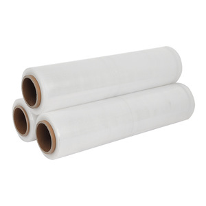 Film étirable transparent en PE de 50 cm de large, haute adhérence, grand rouleau pour l'emballage et la logistique - Product Image 3