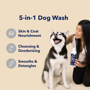 Nettoyant et revitalisant naturel pour chiens-5-en-1 pour les allergies et les démangeaisons sèches et hydratantes pour les peaux sensibles - Product Image 4