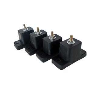 <b>Rubber</b> Vibration Isolator Shock Absorber Mounts Anti-Vibration Pads with Studs for Air Conditioner Outdoor Unit, Made in China - Product Image 1