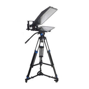 <span class=keywords><strong>Telepromter</strong></span> de transmisión de monitor abatible autorreversible de 27 pulgadas profesional de la marca Simar para equipos de estudio de radio y TV - Product Image 2