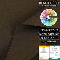 Tela Oxford de Poliéster Ecológica de Alta Elasticidad 300D, 183GSM, Impermeable, Elástica, para Ropa de Trabajo, Bolsas y Chaquetas para Chicas, con Certificación GRS OEKO-TEX