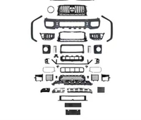 Kit carrosserie pour Mercedes Benz Classe G AMG 63 G580, matériau PP, ensemble de pare-chocs avant, pièces de modification automobile