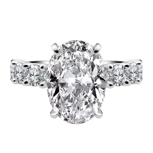 HUAZHONG-GEM Custom 14K/18K Solid Gold 1CT D/VS1 Lab Grown Diamond <b>Ring</b> with IGI Certification Gold Plated Unisex - Product Image 1