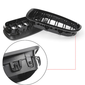 Rejillas Negras Brillantes para BMW Serie 5 F10 F11, 37 cm x 19.5 cm, para Actualización Retrofit 2010-2016 - Product Image 3