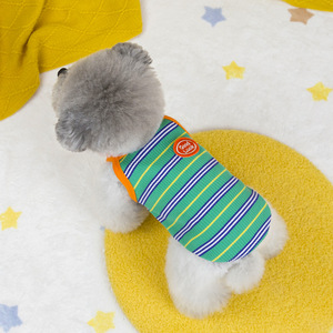 Pet <b>clothes</b> for spring and summer, thin and breathable tank tops, <b>cat</b> clothing, small dog <b>clothes</b>, wholesale from manufacturers. - Product Image 3