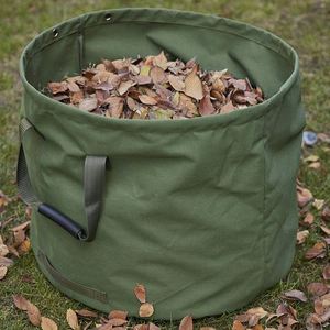 Sacs en toile pour déchets de jardin, réutilisables et pliables, conteneur pour feuilles de pelouse, 33 gallons, Super Sack avec poignées, fabriqués en usine BSCI. - Product Image 6