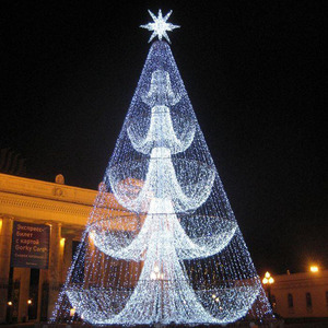 Árbol de esfera iluminado comercial gigante 3D esfera iluminada al aire libre BOLA DE Navidad árbol motivo Luz - Product Image 4