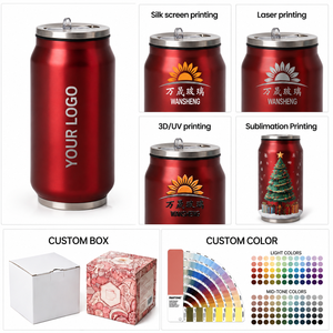 <span class=keywords><strong>Botella</strong></span> <span class=keywords><strong>de</strong></span> <span class=keywords><strong>Agua</strong></span> Infantil <span class=keywords><strong>de</strong></span> 12oz, Sublimable, <span class=keywords><strong>de</strong></span> Doble Pared, Acero Inoxidable, Aislada al Vacío, Mini Lata <span class=keywords><strong>de</strong></span> Cola, con Tapa y Pajita, para la Escuela - Product Image 3