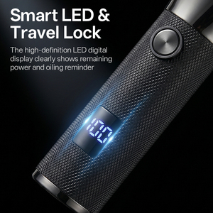 <span class=keywords><strong>Tondeuse</strong></span> à cheveux PRITECH <span class=keywords><strong>professionnelle</strong></span> sans fil, corps en aluminium, lame en céramique, autonomie de 4h, kit de toilettage de la <span class=keywords><strong>barbe</strong></span> rechargeable - Product Image 3