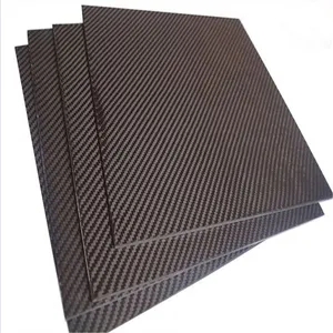 3K Twill Weave Tessuto in fibra di carbonio foglio/piastra/blocco
