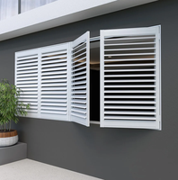 Windowmate Commercial, volets en aluminium de haute qualité, style moderne, design élégant, volets verticaux pour fenêtres, écran solaire
