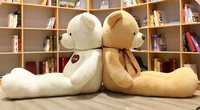 Peluche géante personnalisée en forme de papillon, lapin ou ours, rembourrée de coton PP, grande poupée ours pour la Saint-Valentin, cadeau de confession pour fille