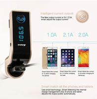 Émetteur FM Bluetooth 5.4 pour voiture, kit mains libres, chargeur USB, lecteur MP3, modulateur FM sans fil, portée 10m, 12-24V, audio pour véhicule