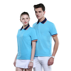 Camisetas Polo Promocionales de Manga Corta, Tela de Algodón Peinado, Transpirables, Resistentes a las Manchas, Uniformes para Trabajo, Ropa para Camareros - Product Image 4